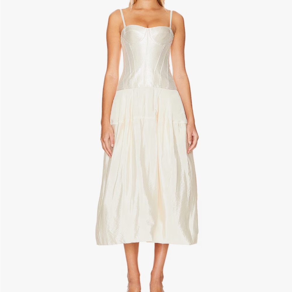 Simkhai Noretta midi dress bridal